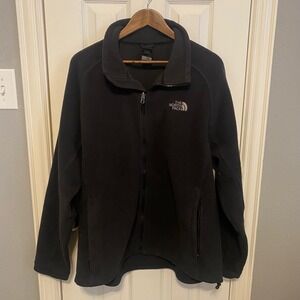 The North‎ Face Mens XL Glacier Full Zip Fleece Jacket Black